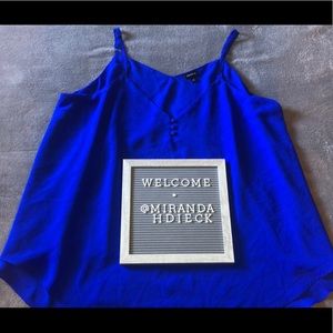 Electric blue cami
